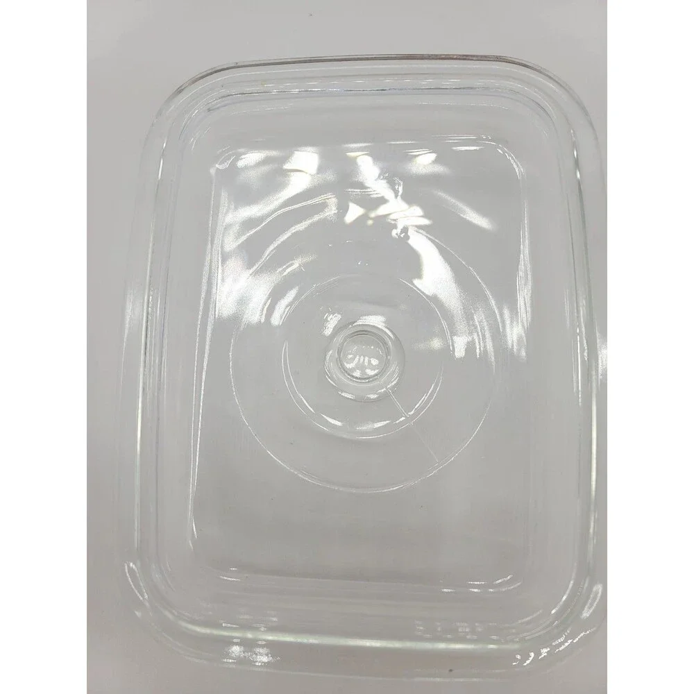 Corning Ware Loaf Pan Casserole P-4-B Blue Cornflower 1 1/2 qt Lid Baking Dish